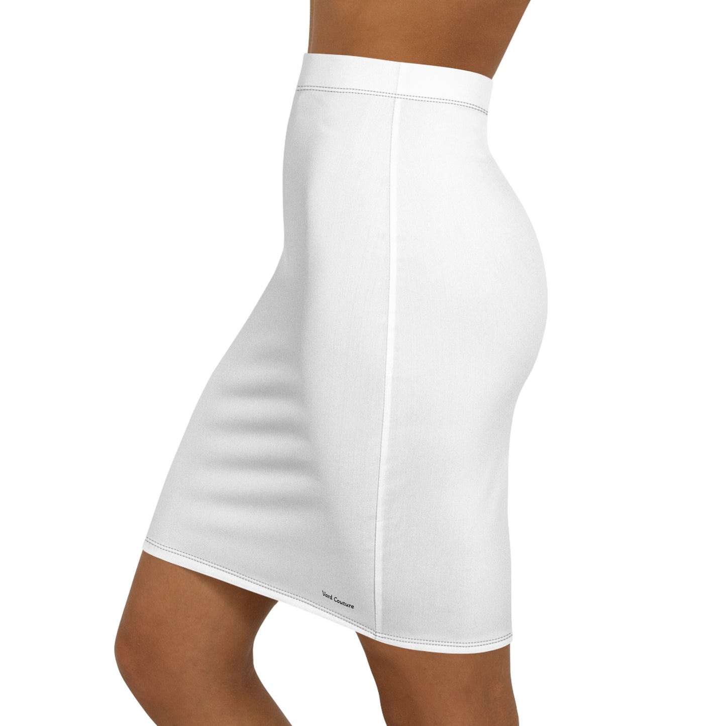 Chic Women's Mid-Waist Pencil Skirt - Elegant & Versatile Style for Any Occasion