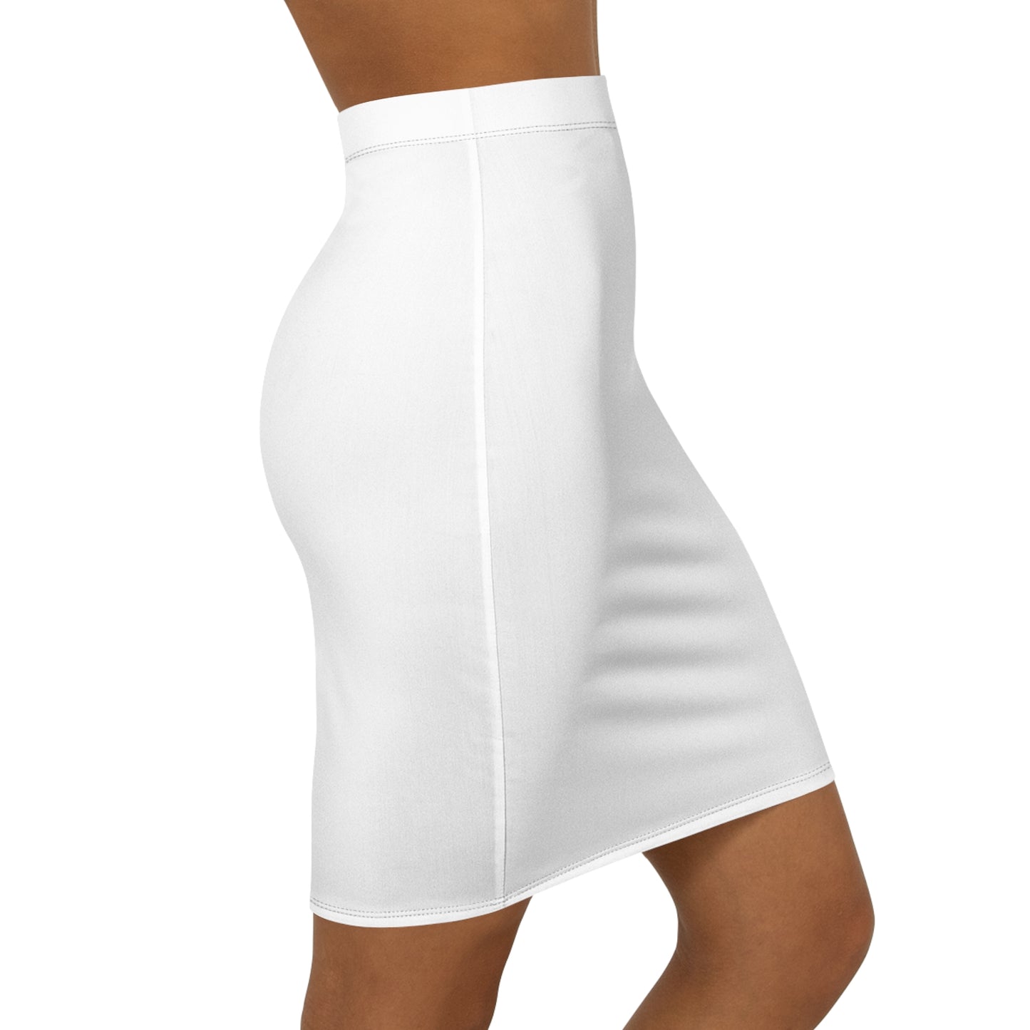 Chic Women's Mid-Waist Pencil Skirt - Elegant & Versatile Style for Any Occasion