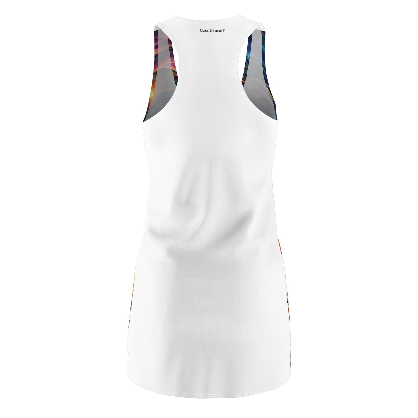 Sunset Wave Racerback Dress - Vibrant Beachy Vibes for Summer Fun